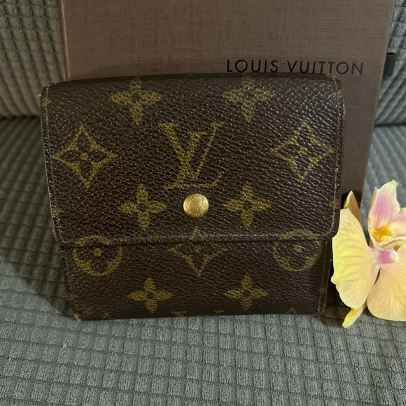 Preloved Louis Vuitton monogram wallet w/ dust bag and box - Picture 3 of 15